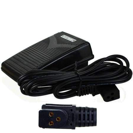 La Canilla ® - Pedal für Nähmaschinen Singer 258, 368, 518, 8220 mit 3 Anschlüssen REF 979314-031