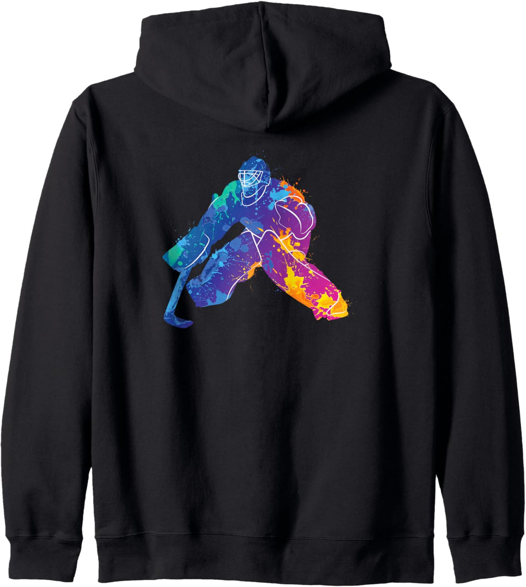 Eishockeyspieler Hockey Goalie Netmind Torwart Eishockey Kapuzenjacke