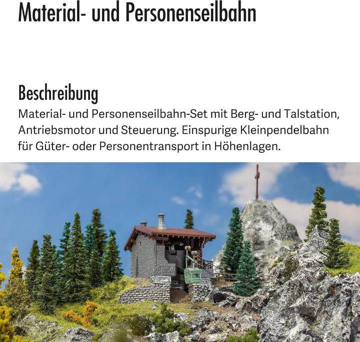 Faller 232372 N Material- und Personenseilbahn Bausatz
