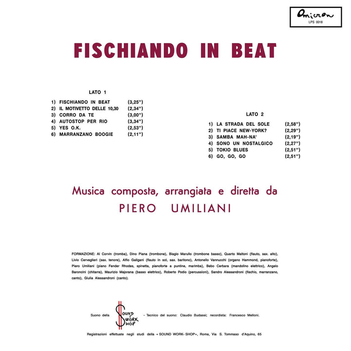 Fischiando in Beat, Vinyl