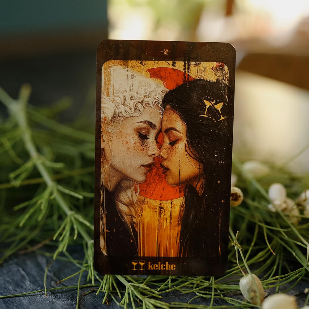 Bernsteinmond Tarot - 78 Tarotkarten und 80-seitiges Booklet, Karten
