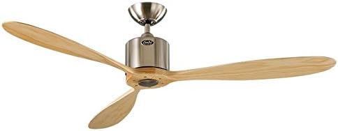 CasaFan Deckenventilator 313247 Aeroplan Eco Massivholz Natur/Satin Chrom