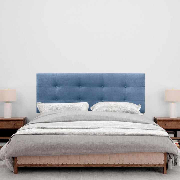 DHOME Kopfteil, gepolstertes Bett Kopfteil 8cm dick. Gepolstertes Kopfteil ACUALINE Stoff und Kunstl