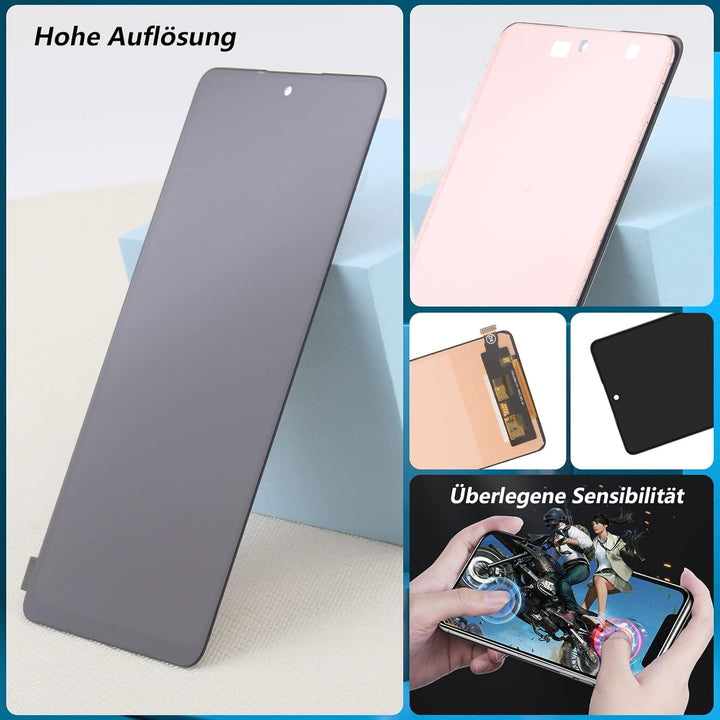 RongZy Kompatibel mit Xiaomi 11T Pro 2107113SG Ersatz Bildschirm LCD Display und Touchscreen-Digitiz