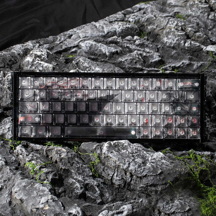 60% Mechanische Tastatur Gehäuse Transparentes Tastaturgehäuse Kompatibel mit Wooting60/HM66/Mad60/M