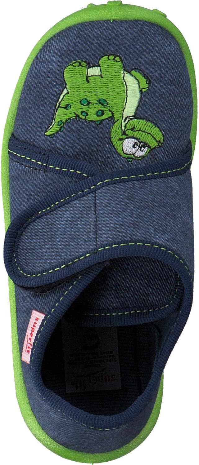 Superfit SPOTTY Hausschuhe 0-809250 Jungen 19 EU Blau, 19 EU Blau