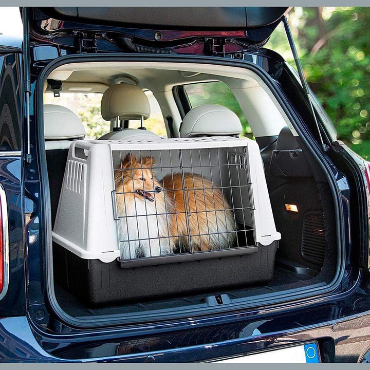 Ferplast Hundebox Auto für kleine Hunde ATLAS CAR MINI, Hundetransportbox, Tiertransportbox, 72 x 41
