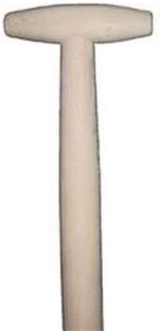 laguz 3 x Spatenstiel Grabegabel Spatengabel Stiel Holzstiel T Griff 100cm Set Ø 38