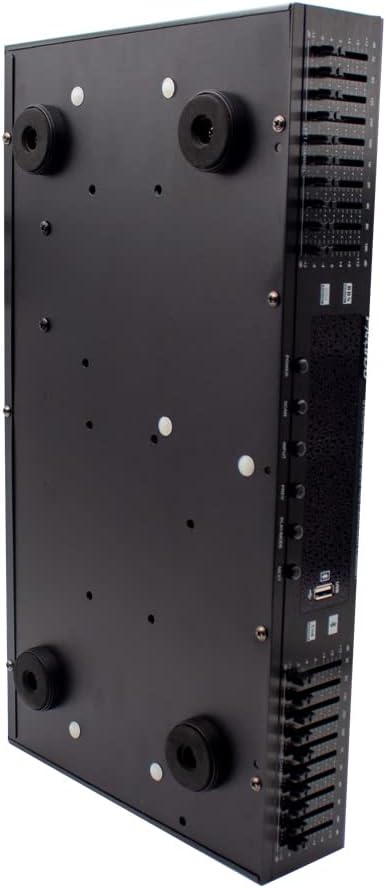 Toplionace 220V HIFI Digital HD Stereo Equalizer, EQ898 Vorverstärker Equalizer Eingebauter USB Blue