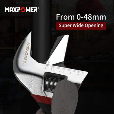 MAXPOWER 2 Stücke Verstellbarer Schraubenschlüssel Set 150 mm/200 mm Schraubenschlüssel Verstellbar