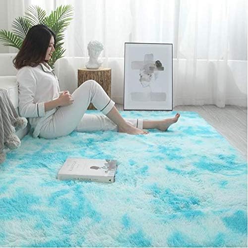Tinyboy-hbq Teppiche für Wohnzimmer Shaggy Teppich Bettvorleger Flauschig Schlafzimmer Modern Langfl