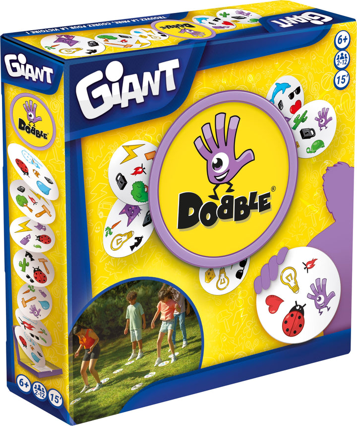 Asmodee - DOBBLE Giant – schnelles und lustiges Kartenspiel für Kinder ab 6 Jahren – Beobachtungsspi