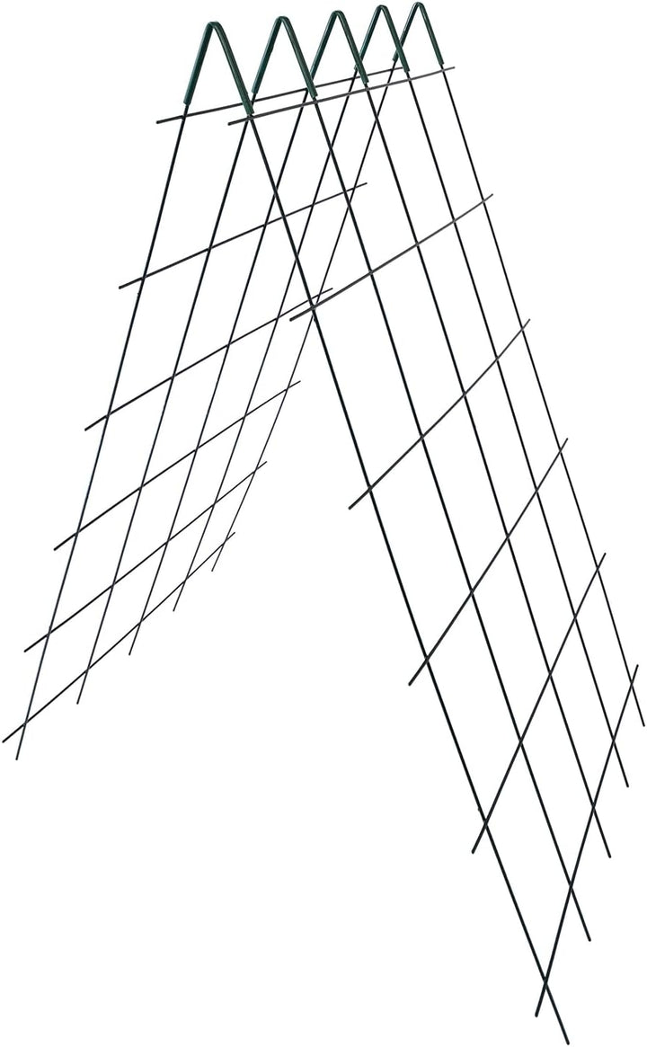 bellissa – Rankgitter-Verbinder Andybell 45° 6er-Set 11x1x11cm – Plastikfreie Verbindungsstücke für
