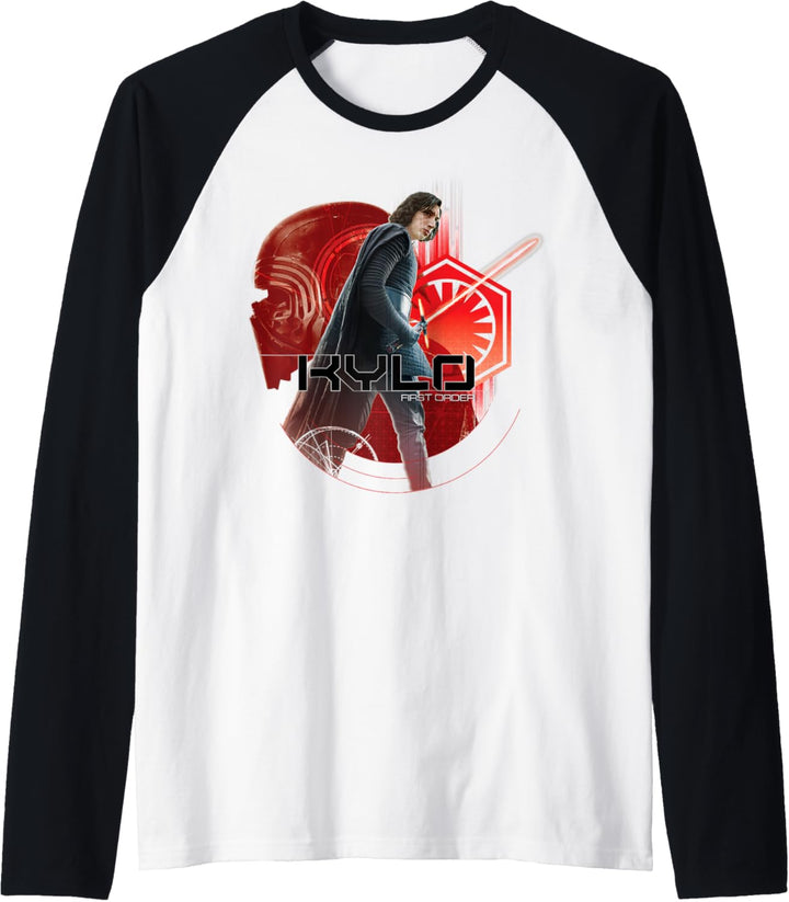 Star Wars Last Jedi Kylo Ren Watch Your Back Raglan