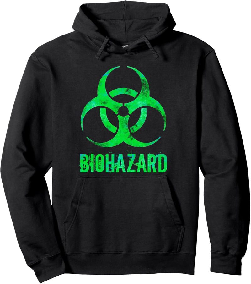 Biohazard Distressed Biology Science Lehrer Geschenk Pullover Hoodie