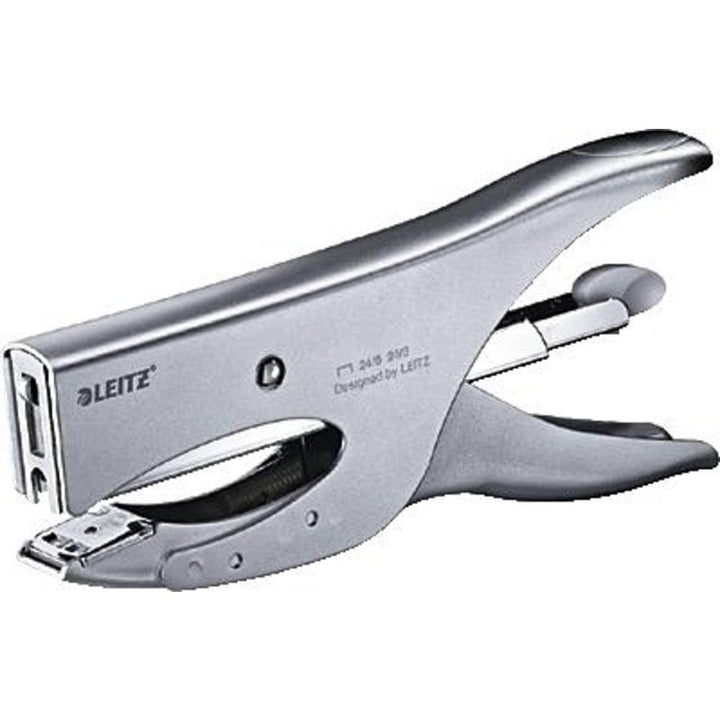 Leitz Heftzange, Für 40 Blatt, Ergonomisches Design aus Metall, Hinterlademechanik, Für Heftklammern