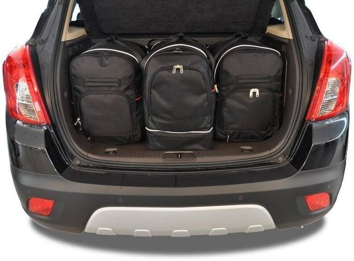 KJUST Kofferraumtaschen 3 STK kompatibel mit OPEL Mokka/Mokka X I 2012-2019