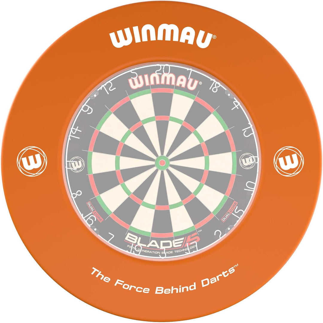 WINMAU Printed Dartboard Surrounds Orange, Orange