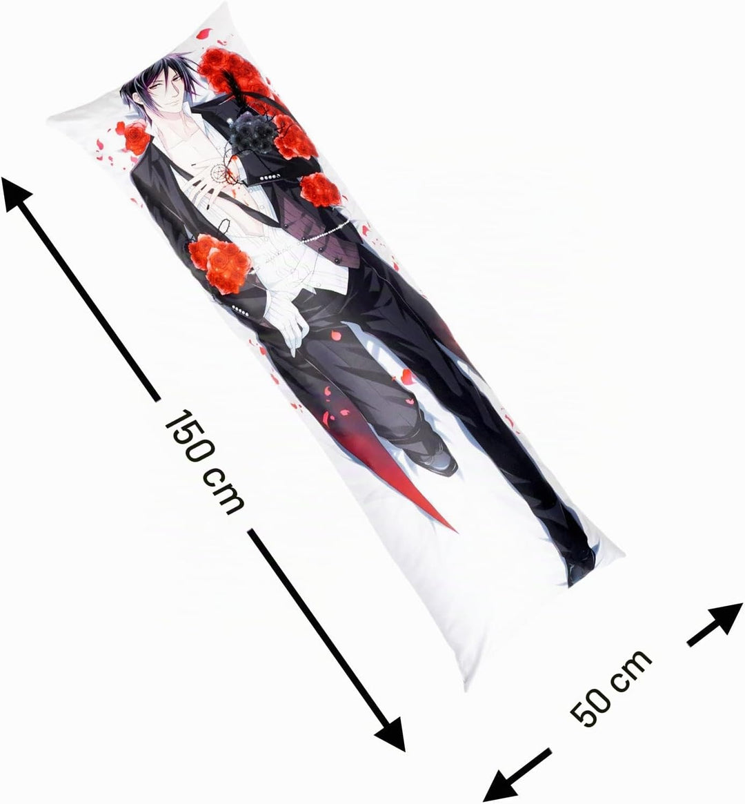CoolChange Sebastian Michaelis Umarmungskissen Bezug | Dakimakura Kissenbezug für Black Butler Fans
