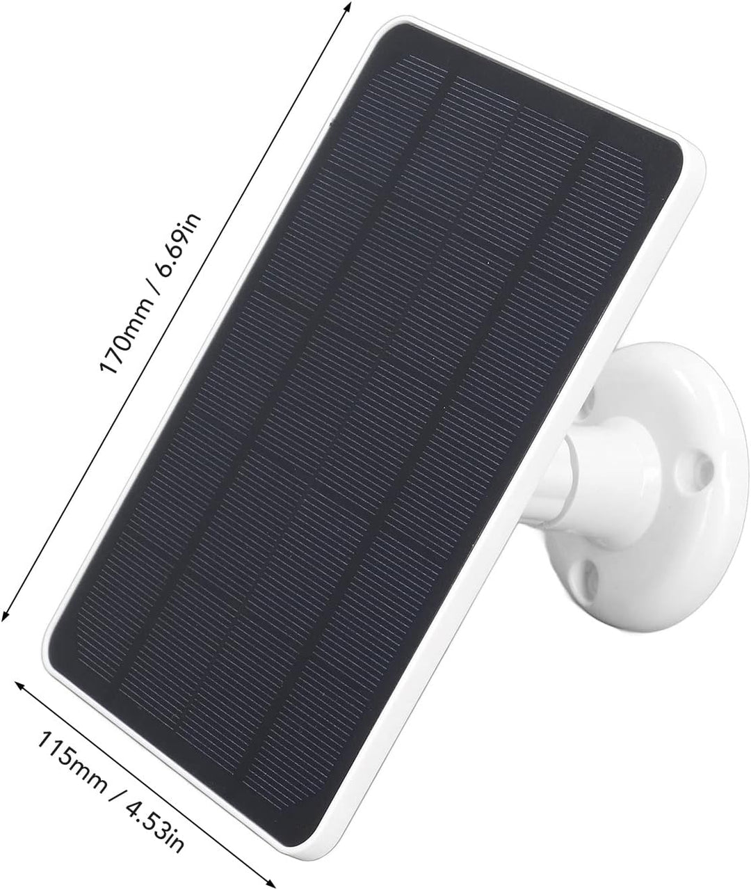 Solarpanel für Kamera, Kamera-Solarpanel-Ladegerät Typ C Ausgang 10W Cam-Akkuladegerät für Geräte
