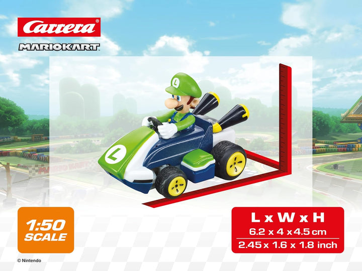 2,4GHz Mario Kart(TM) Mini RC, Luigi (Paperbox)