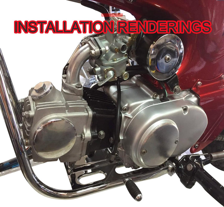 GOOFIT abgeschlossen Zylinder Kopf Zylinderkopf 110cc Engine Ersatz für ATV Go Kart and Dirtbike