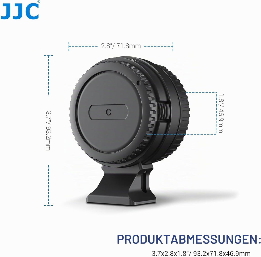 JJC EF-RF Objektivadapter Autofokusmontage für Canon EF EF/S Objektive für EOS R Ra RP R3 R5 R5c R6