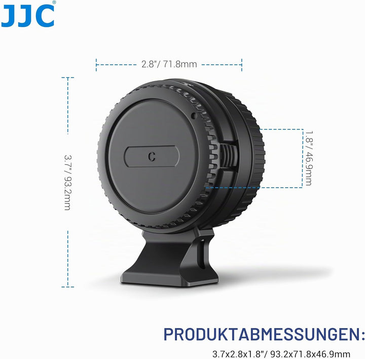 JJC EF-RF Objektivadapter Autofokusmontage für Canon EF EF/S Objektive für EOS R Ra RP R3 R5 R5c R6