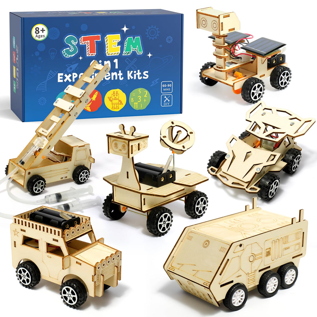 Experimente für Kinder ab 8 9 10 11 12 13 14, Auto Elektronik Baukasten, Experimentierkasten, Elektr