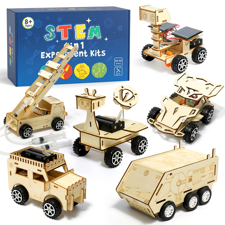 Experimente für Kinder ab 8 9 10 11 12 13 14, Auto Elektronik Baukasten, Experimentierkasten, Elektr