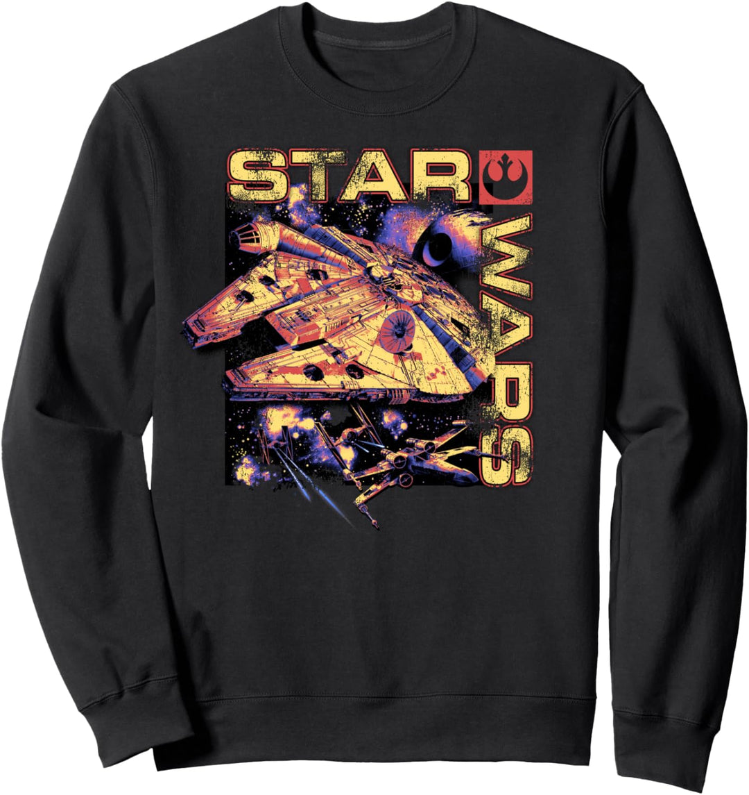 Star Wars Falcon Color Ship Sweatshirt
