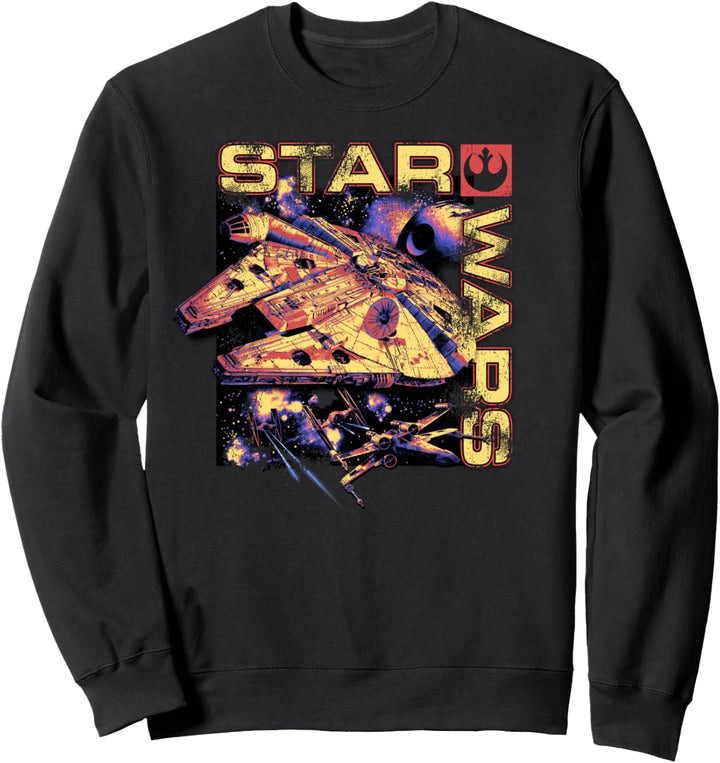 Star Wars Falcon Color Ship Sweatshirt