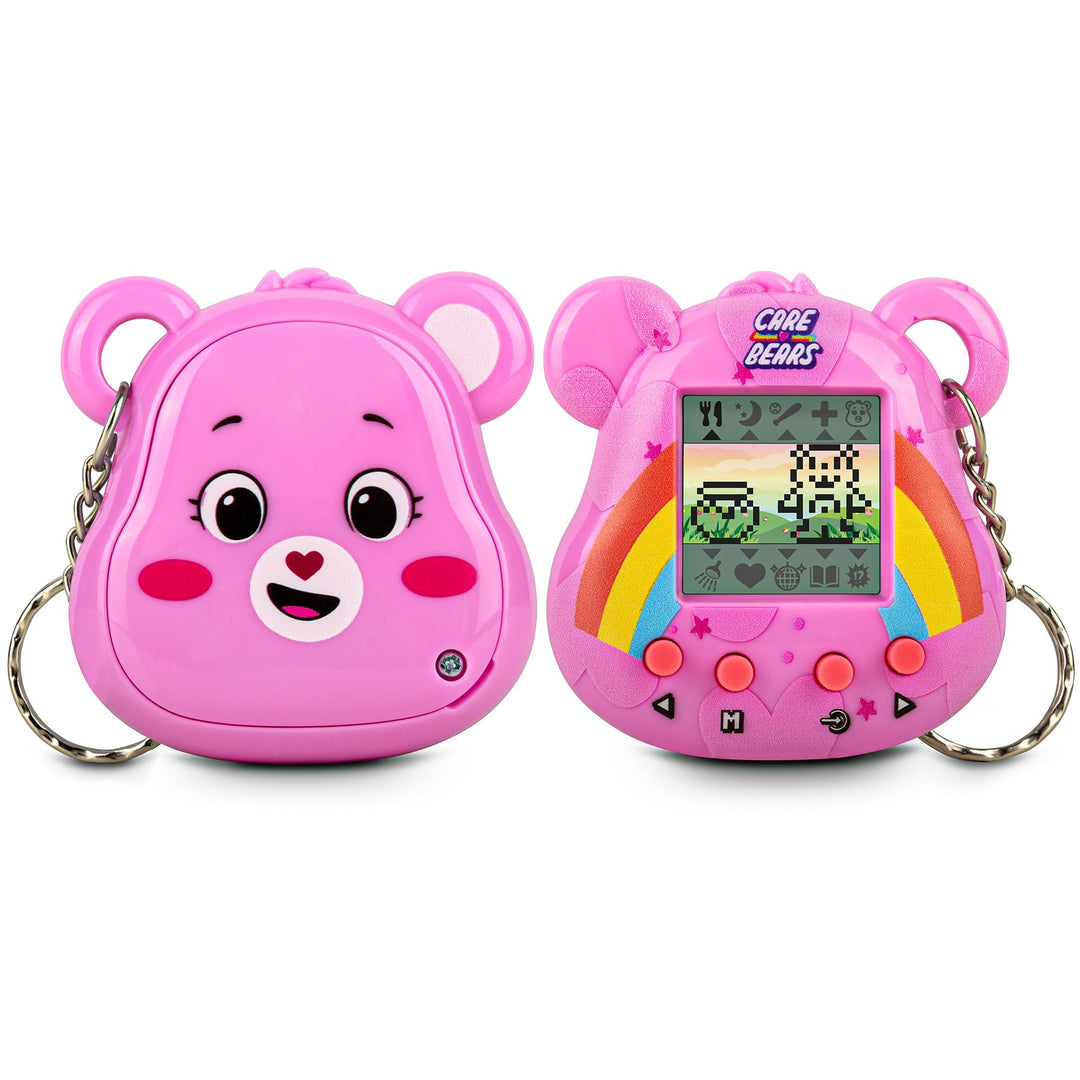 Care Bears Digital Pet - Cheer Bear Cyber Pet with Care Features, 1.4” Inch Screen, Handheld Interac
