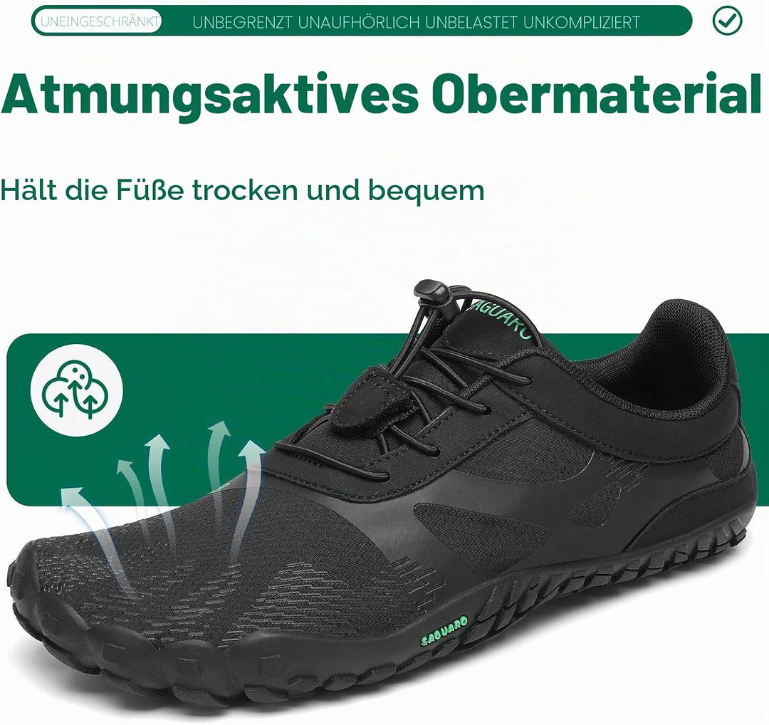 SAGUARO Barfussschuhe Herren Damen Outdoor Sport Fitnessschuhe Traillaufschuhe Gr.35-48 38 EU Modisc