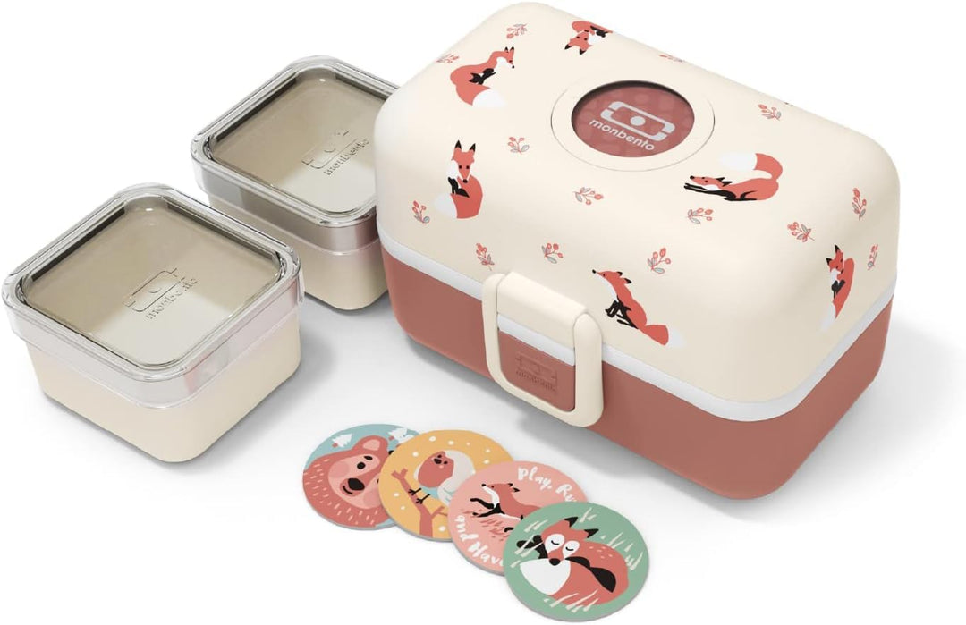 monbento - Brotdose Kinder MB Tresor - 3-Fächer Lunchbox für Kinder - Jausenbox Kinder - Ideal für S