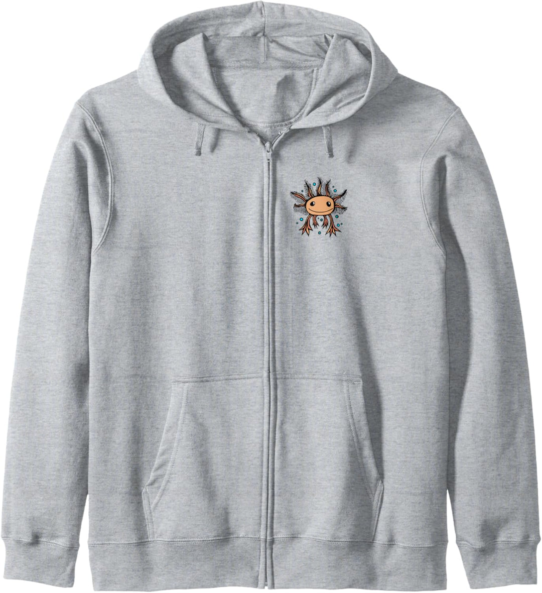 Süsser Baby Axolotl Kawaii Style Blubberblasen Wasser Tier Kapuzenjacke