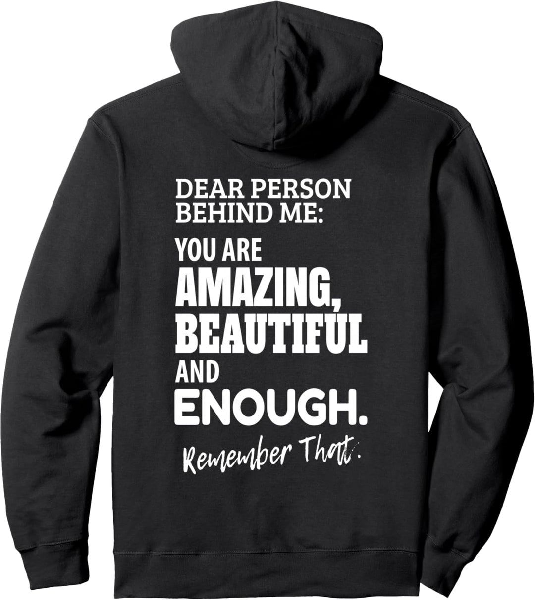 dear person behind me sprüche und geschenke Pullover Hoodie
