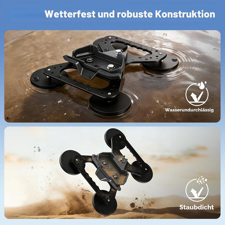 Starlink Mini Halterung, Aluminium Starlink Mini Magnet Halterung mit 145 kg Magnetkraft, Schnellver
