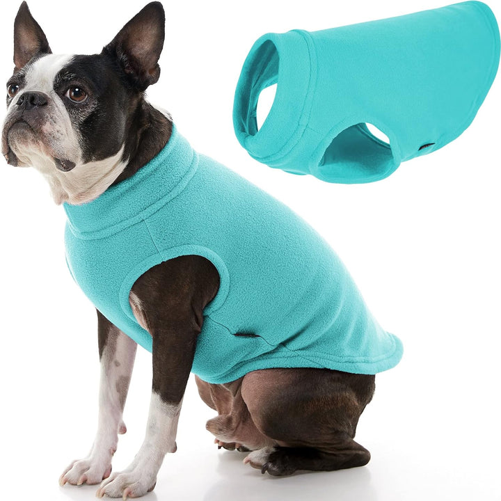 Gooby - Stretch-Fleece-Weste, Pullover, Fleece-Weste, Jacke, Pullover für Hunde, Minze, X-Large mint