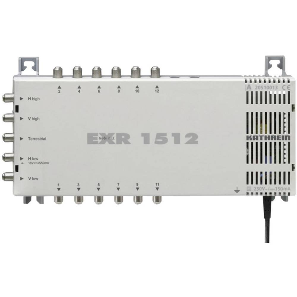 Kathrein EXR 1512 Satelliten-ZF-Verteilsystem-Multischalter (1 Satellit, 12 Teilnehmeranschlüsse, Kl
