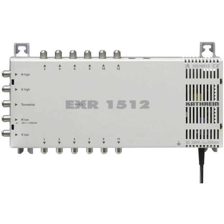 Kathrein EXR 1512 Satelliten-ZF-Verteilsystem-Multischalter (1 Satellit, 12 Teilnehmeranschlüsse, Kl