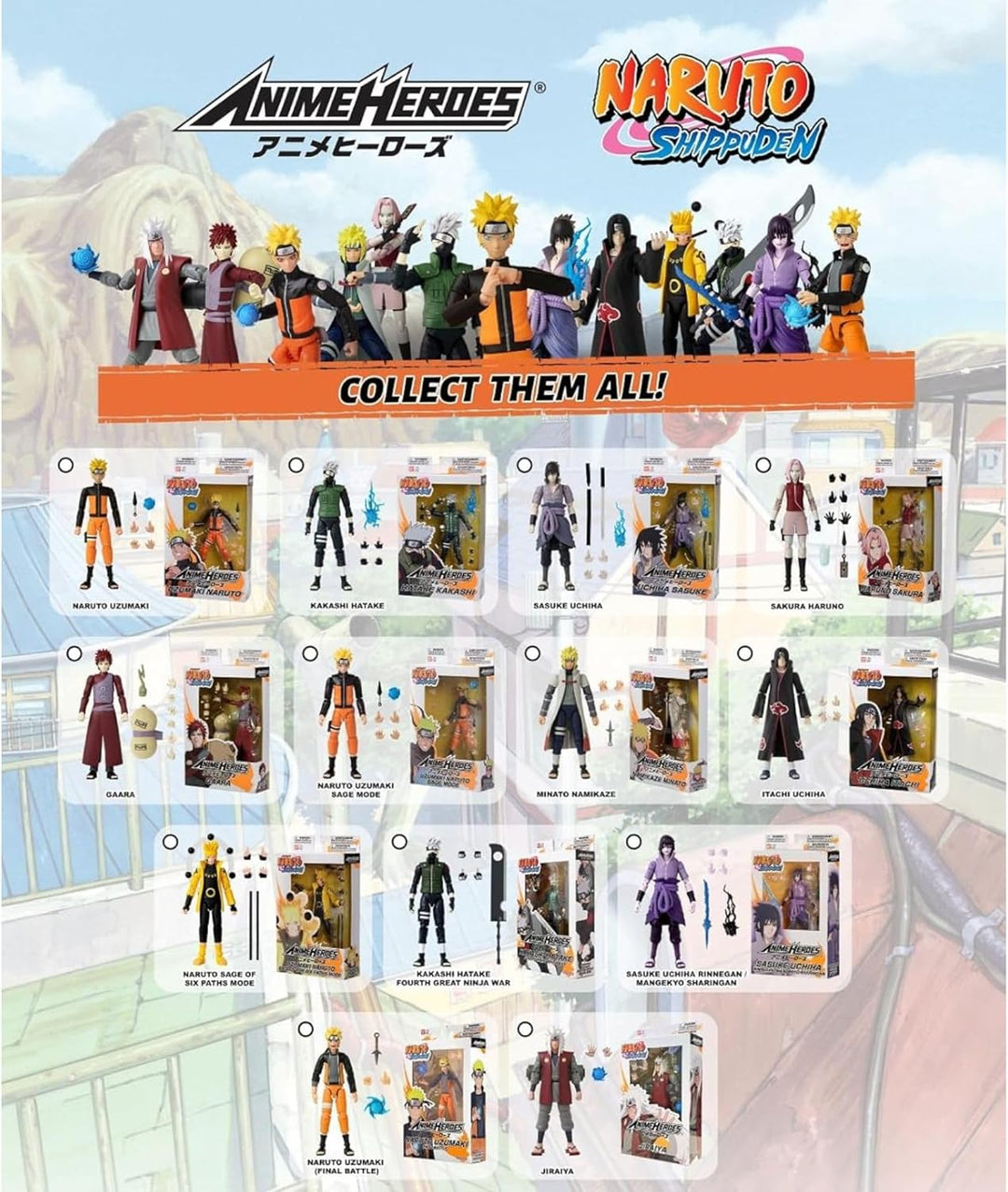 Bandai – Anime Heroes – Naruto Shippuden – Anime Heroes Figur 17 cm – Namikaze Minato – 36905, Minat