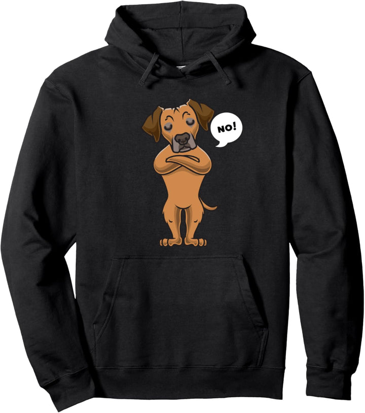 Sturer Rhodesian Ridgeback Hund Pullover Hoodie