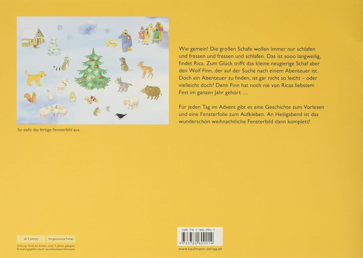 Rica und das Weihnachtsabenteuer. Ein Folien-Adventskalender zum Vorlesen und Gestalten eines Fenste
