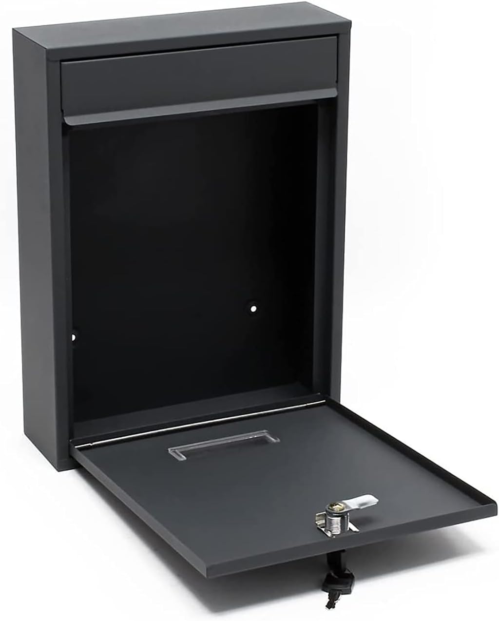 kippen 10005AN Briefkasten Modell MAIL, Farbe Anthrazit, Schwarz, Dimensioni: 320x215x90 mm