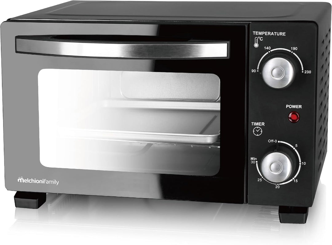 Melchioni Family | Elektro-Ofen Modell DEVIL 11 mit 11 Litern Kapazität, Temperatur einstellbar bis