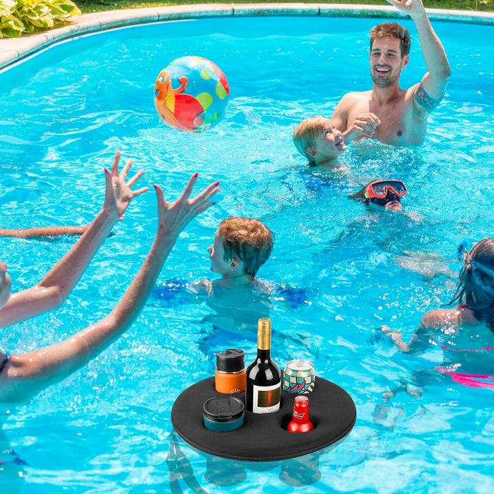 Pool Getränkehalter | Schwimmender Getränkehalter | Schwimmendes Tablett mit 5 Löchern | schwimmende