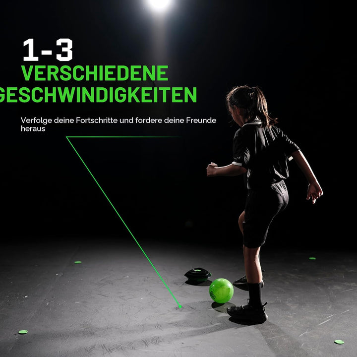 Soccer Bot Smart Ball, Roboter für den Innenbereich, Solo oder Multiplayer, ab 3 Jahren, MR100, Schw