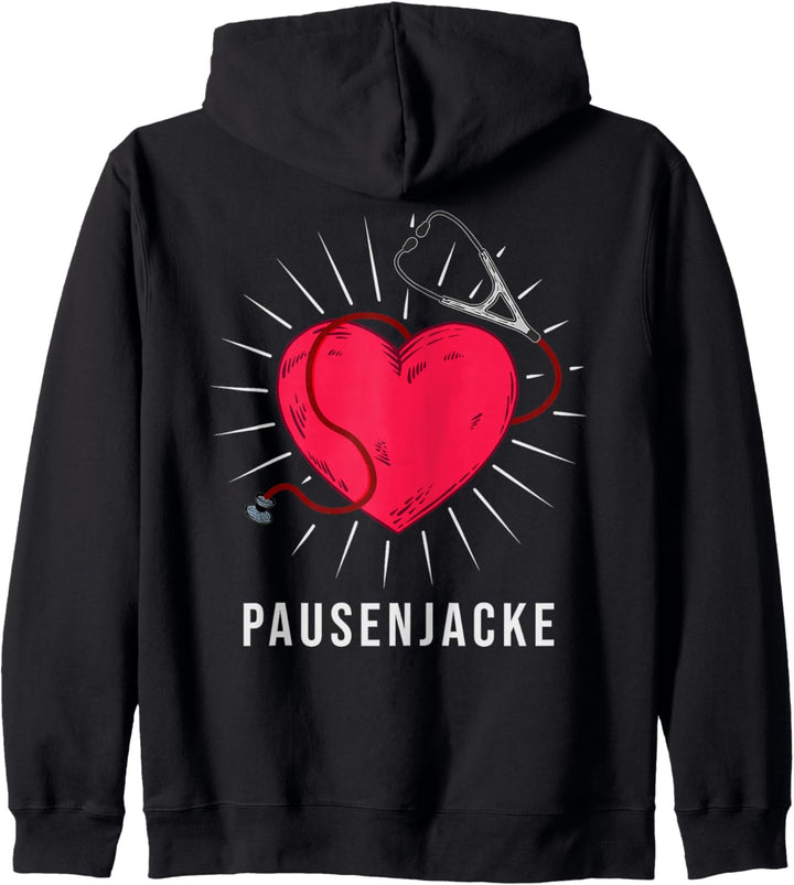 Pausenjacke für Krankenschwester und Altenpflegerinnen Kapuzenjacke