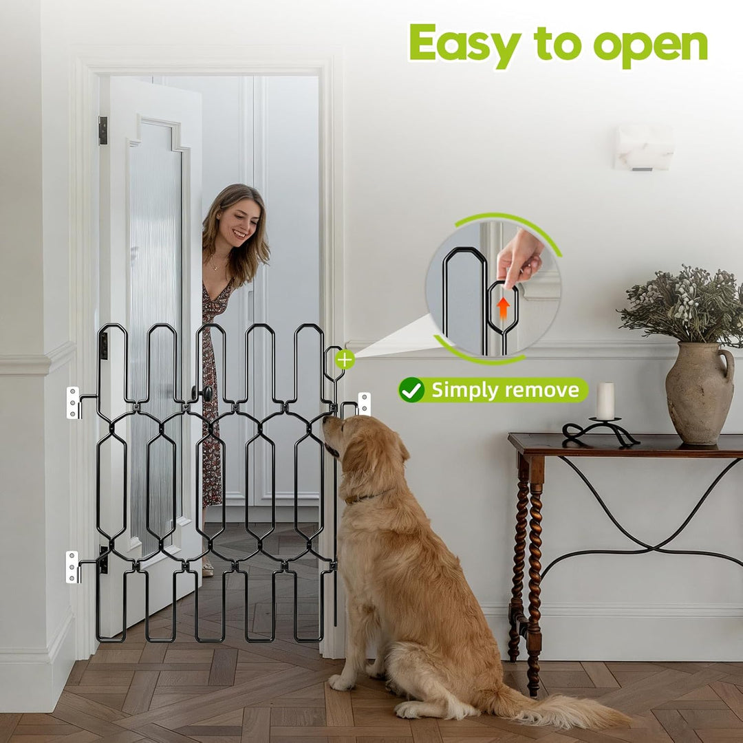 Treppenschutzgitter ohne Bohren, Hundegitter, Treppengitter, Absperrgitter Hund, Türgitter Hunde, Ha